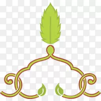 叶花瓣植物茎对称叶-空若网 叶花瓣植物茎对称叶-空若网