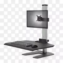 坐立桌,电脑显示器,电脑键盘-空若网 坐立桌,电脑显示器,电脑键盘-空若网