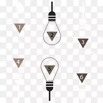 设计型上下对称灯泡-空若网 设计型上下对称灯泡-空若网