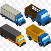 皮卡车图-大型集装箱车-空若网 皮卡车图-大型集装箱车-空若网