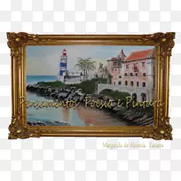 画画框古色古香的长方形绘画-空若网 画画框古色古香的长方形绘画-空若网