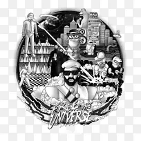 人类行为卡通白色字体-空若网 人类行为卡通白色字体-空若网