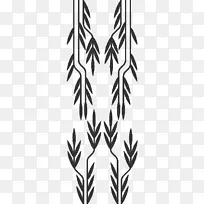 叶白线艺术对称开花植物-叶-空若网 叶白线艺术对称开花植物-叶-空若网