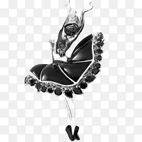 芭蕾舞蹈家范克莱夫和阿皮尔斯珠宝宝石黑天鹅-空若网 芭蕾舞蹈家范克莱夫和阿皮尔斯珠宝宝石黑天鹅-空若网