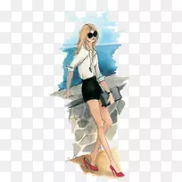 绘画时尚插画素描设计-空若网 绘画时尚插画素描设计-空若网