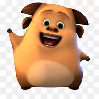 鼻子动画猪动画系列三维计算机图形.动画-空若网 鼻子动画猪动画系列三维计算机图形.动画-空若网