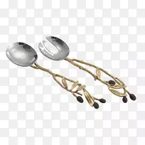 勺子迈克尔阿拉姆餐具橄榄装饰橄榄枝餐具-空若网 勺子迈克尔阿拉姆餐具橄榄装饰橄榄枝餐具-空若网