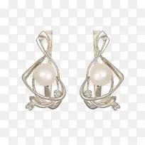 珍珠耳环体珠宝银-空若网 珍珠耳环体珠宝银-空若网