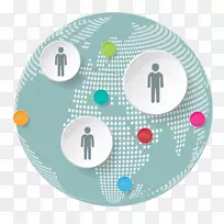 摄影插画-生活在地球村-空若网 摄影插画-生活在地球村-空若网