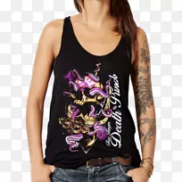 t恤上衣无袖衬衫衣服头骨手指-空若网 t恤上衣无袖衬衫衣服头骨手指-空若网