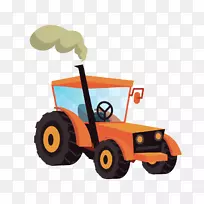 农用车辆橙色汽车-空若网 农用车辆橙色汽车-空若网