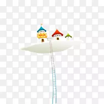 设计师卡通-通往城堡的梯子-空若网 设计师卡通-通往城堡的梯子-空若网