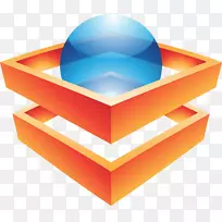 免版税标志图标-橙色立方体图形-空若网 免版税标志图标-橙色立方体图形-空若网