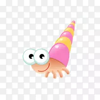 昆虫卡通背向扣式插图-创意虾-空若网 昆虫卡通背向扣式插图-创意虾-空若网