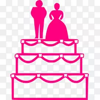 结婚蛋糕顶部生日蛋糕纸杯蛋糕剪贴画粉红蛋糕-空若网 结婚蛋糕顶部生日蛋糕纸杯蛋糕剪贴画粉红蛋糕-空若网