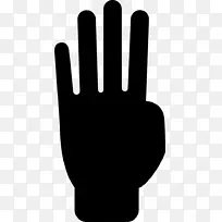 拇指白色字体设计-空若网 拇指白色字体设计-空若网