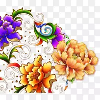 牡丹花下载-合成效果复古图案-空若网 牡丹花下载-合成效果复古图案-空若网