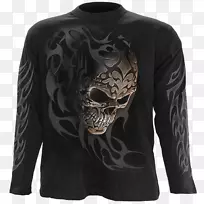 长袖t恤服装.部落头骨-空若网 长袖t恤服装.部落头骨-空若网