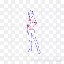 手指袖肩夹艺术服装画-空若网 手指袖肩夹艺术服装画-空若网