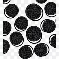 奥利奥饼干马卡龙壁纸手绘曲奇-空若网 奥利奥饼干马卡龙壁纸手绘曲奇-空若网