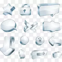 玻璃回收图标-酷三维图标-空若网 玻璃回收图标-酷三维图标-空若网