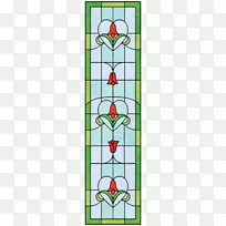 彩色玻璃对称线型线-空若网 彩色玻璃对称线型线-空若网