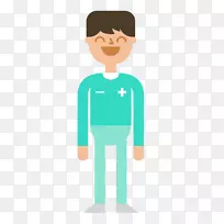 微笑医师平面设计-微笑男医生材料-空若网 微笑医师平面设计-微笑男医生材料-空若网