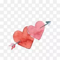 情人节水彩画-情人节水彩画-空若网 情人节水彩画-情人节水彩画-空若网