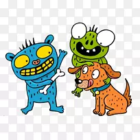 狗科食物卡通剪辑艺术-狗-空若网 狗科食物卡通剪辑艺术-狗-空若网