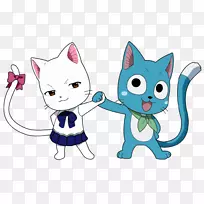 猫快乐仙女尾巴画-空若网 猫快乐仙女尾巴画-空若网