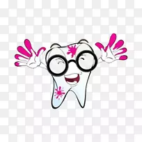 免费摄影插画-快乐牙齿-空若网 免费摄影插画-快乐牙齿-空若网