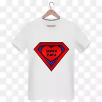 长袖T恤衫-超级爸爸-空若网 长袖T恤衫-超级爸爸-空若网