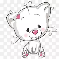 猫可爱插图-甜猫-空若网 猫可爱插图-甜猫-空若网