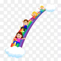 彩虹儿童剪贴画-彩虹-空若网 彩虹儿童剪贴画-彩虹-空若网