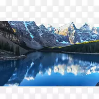 露易丝·班夫冰莱湖-蓝色雪山反射物质-空若网 露易丝·班夫冰莱湖-蓝色雪山反射物质-空若网