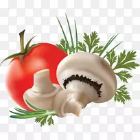 蔬菜水果沙拉-番茄和蘑菇-空若网 蔬菜水果沙拉-番茄和蘑菇-空若网