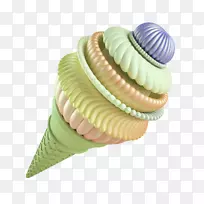 影院4d渲染三维计算机图形.绿色新鲜冰淇淋装饰图案-空若网 影院4d渲染三维计算机图形.绿色新鲜冰淇淋装饰图案-空若网