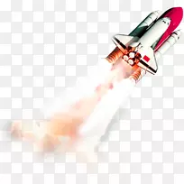 电话智能手机-红色简易火箭装饰图案-空若网 电话智能手机-红色简易火箭装饰图案-空若网