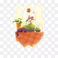 猫小猫插画-猫-空若网 猫小猫插画-猫-空若网