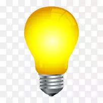 泰德白炽灯泡照明.手绘卡通黄色灯泡-空若网 泰德白炽灯泡照明.手绘卡通黄色灯泡-空若网