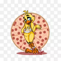 鸡作食物夹艺术花园比萨饼-空若网 鸡作食物夹艺术花园比萨饼-空若网