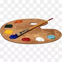 水彩画调色板-油画板-空若网 水彩画调色板-油画板-空若网