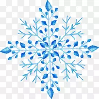 雪花水彩画.水彩画花-空若网 雪花水彩画.水彩画花-空若网