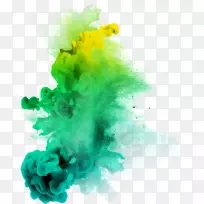 贴纸图片工作室彩色玻璃-绿色飞溅-空若网 贴纸图片工作室彩色玻璃-绿色飞溅-空若网