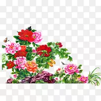 牡丹壁画视觉艺术壁画墙画牡丹手绘牡丹-空若网 牡丹壁画视觉艺术壁画墙画牡丹手绘牡丹-空若网