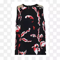 长袖t恤上衣白花水彩画-空若网 长袖t恤上衣白花水彩画-空若网