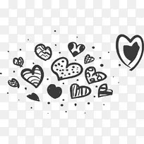 涂鸦画爱情.情人节装饰元素-空若网 涂鸦画爱情.情人节装饰元素-空若网