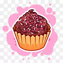 圣诞纸杯蛋糕融化巧克力蛋糕松饼巧克力冰淇淋-空若网 圣诞纸杯蛋糕融化巧克力蛋糕松饼巧克力冰淇淋-空若网