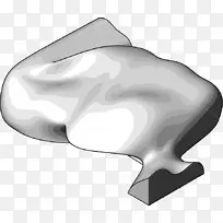 汽车设计白色汽车负空间-空若网 汽车设计白色汽车负空间-空若网