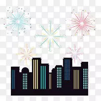 Adobe烟花-彩色烟花-空若网 Adobe烟花-彩色烟花-空若网